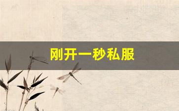 刚开一秒sf：刚开一秒私服(最新刚开一秒传奇sf)
